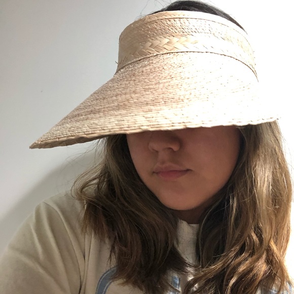 Woven Palm Leaf Visors - Picture 4 of 4